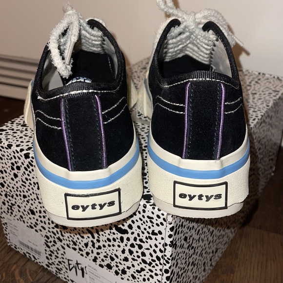 NEW Eytys Laguna Black Sneakers Size EU 38 - Picture 4 of 5